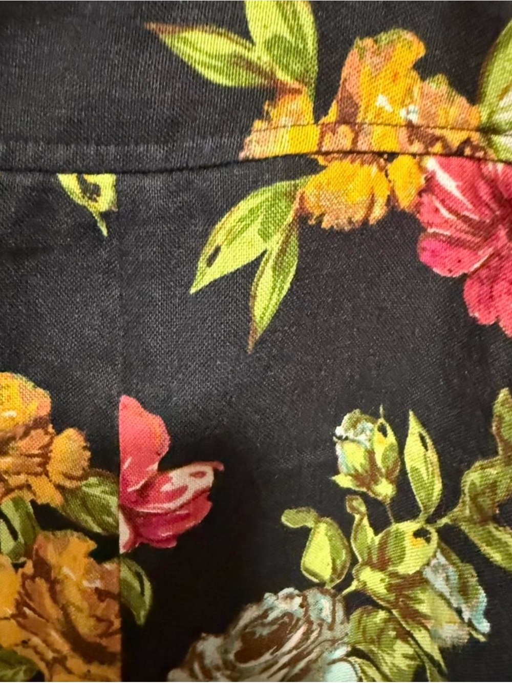 East / East 5th Floral midi skirt a-line size 16 - Picture 6 of 6